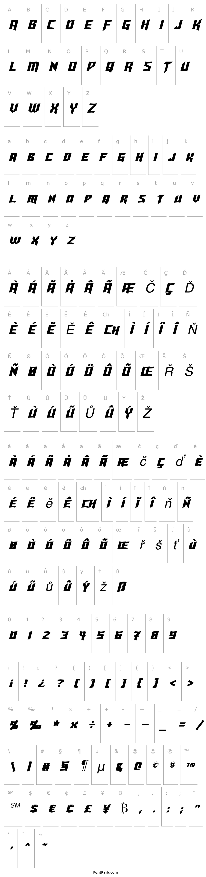 Overview Turok Italic