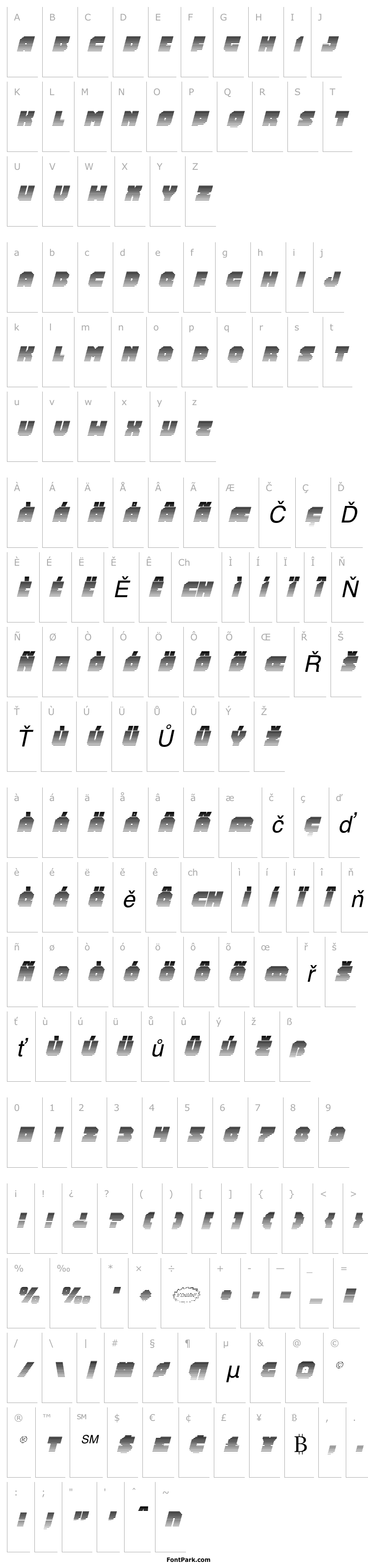 Overview Turtle Mode Gradient Italic