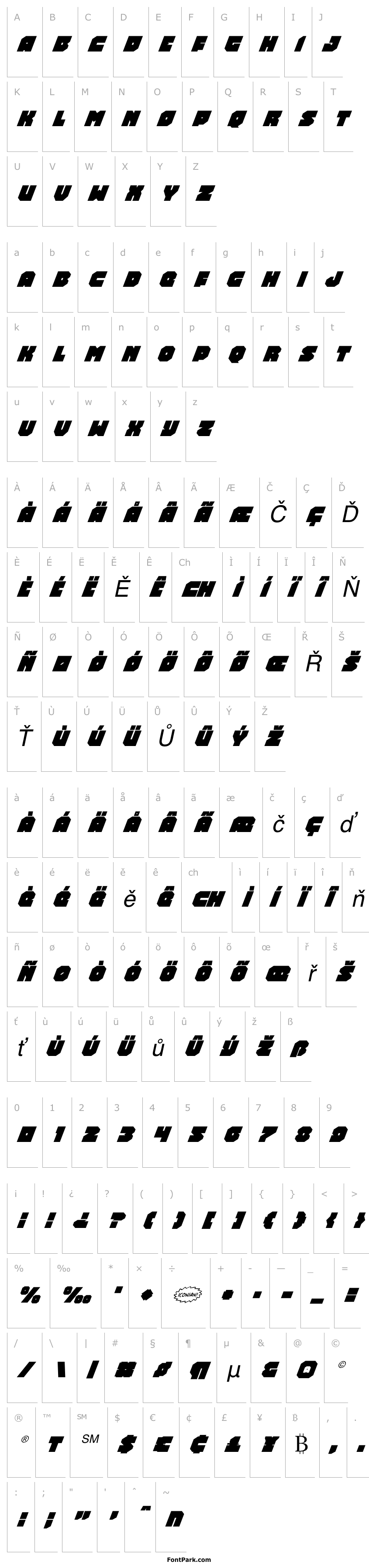 Overview Turtle Mode Super-Italic