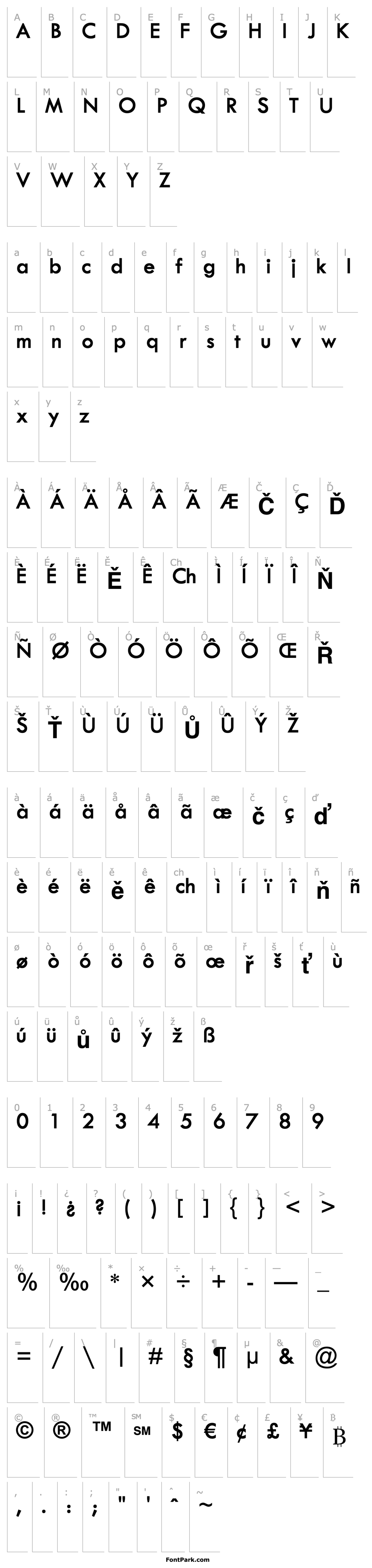 Přehled TwCenMTStd-SemiBold