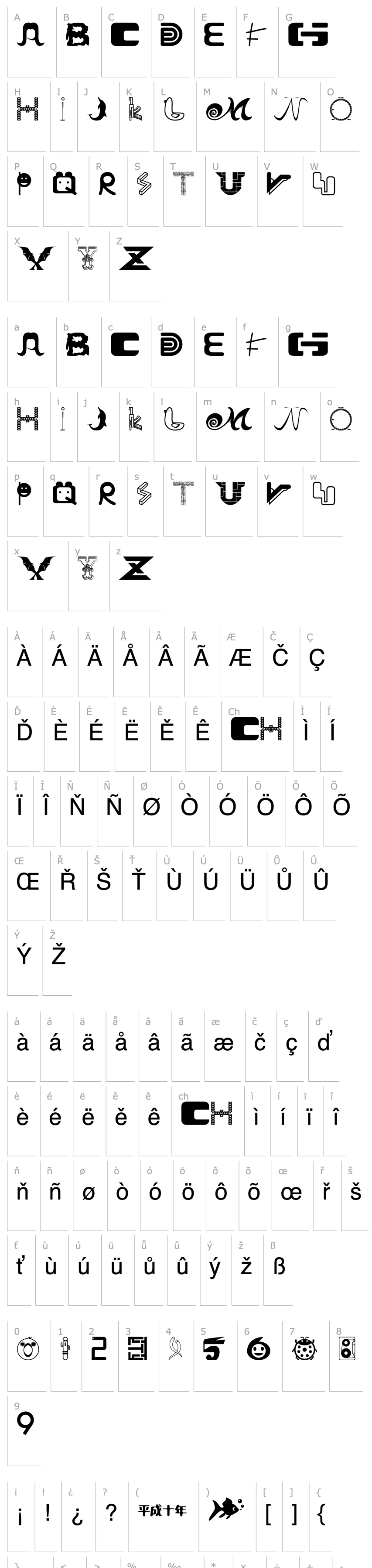 Overview tYPE FACE 38