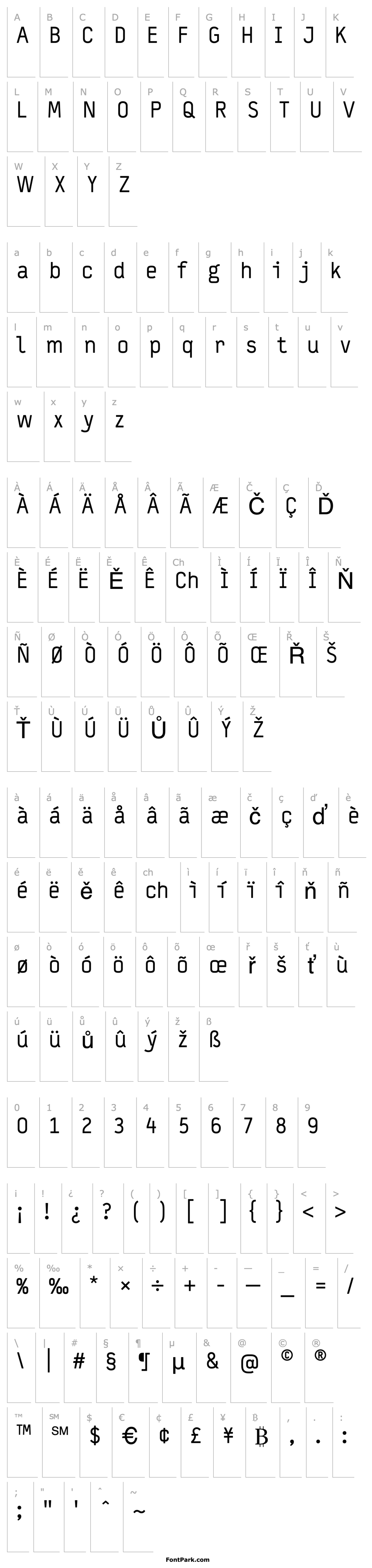 Overview Typestar-Normal