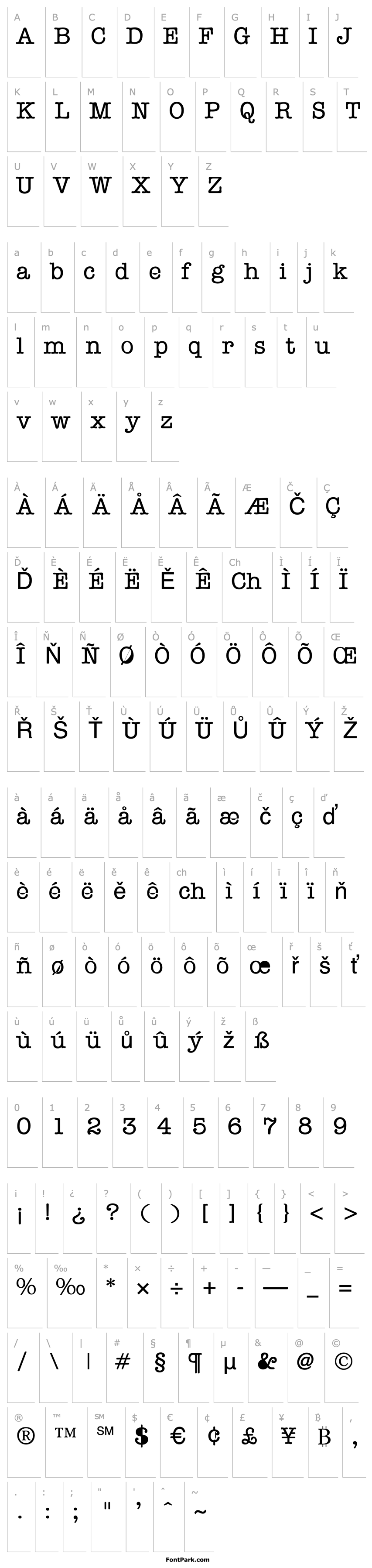 Overview Typewriter