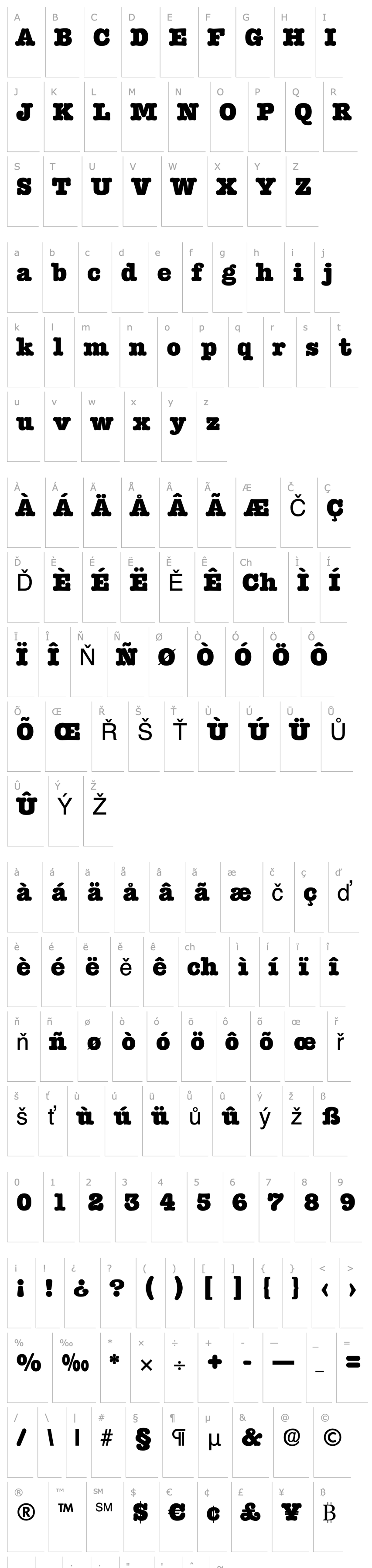 Overview Typewriter-Heavy