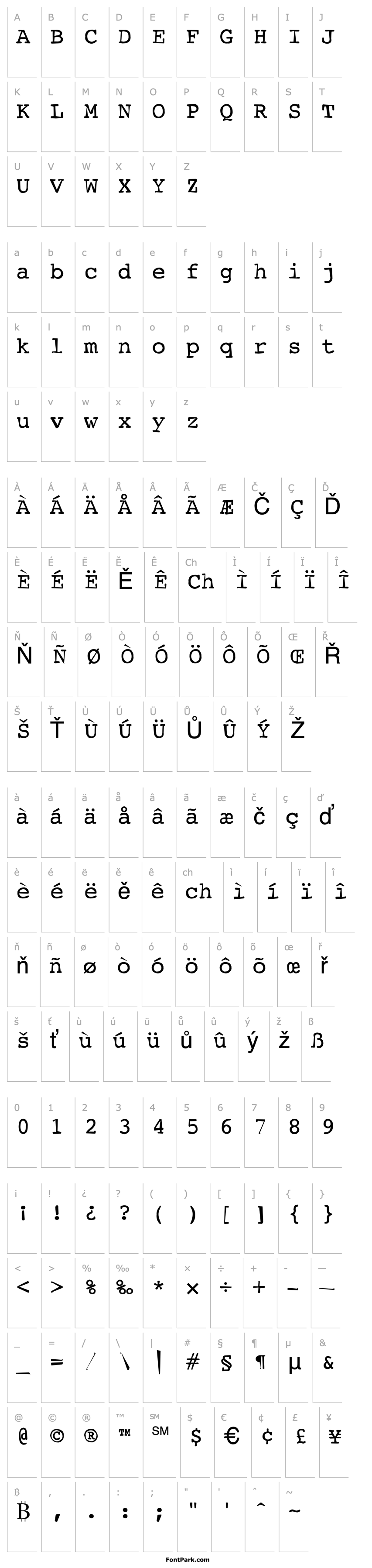 Přehled TypewriterScribbled