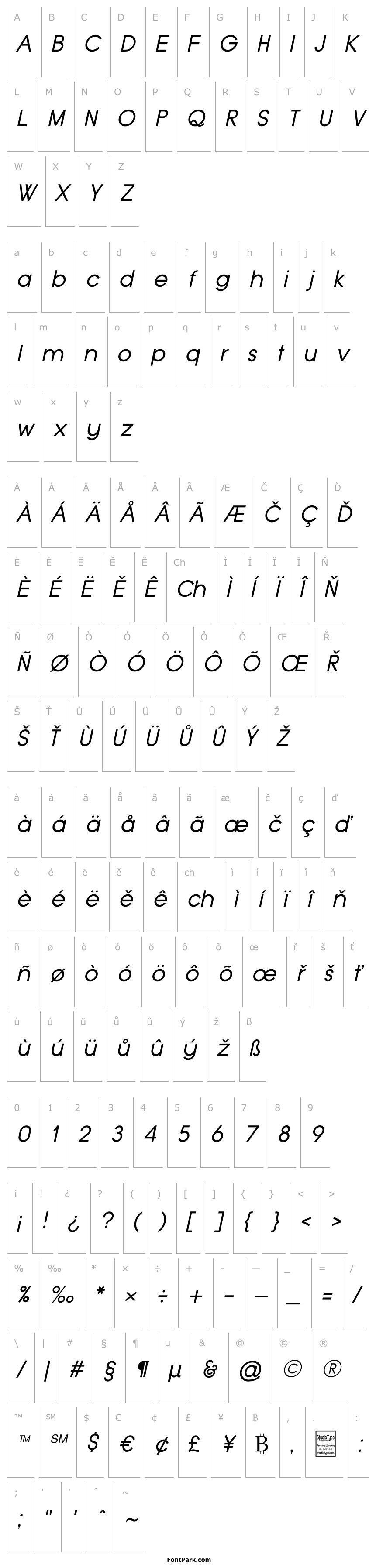 Overview Typo Grotesk Italic