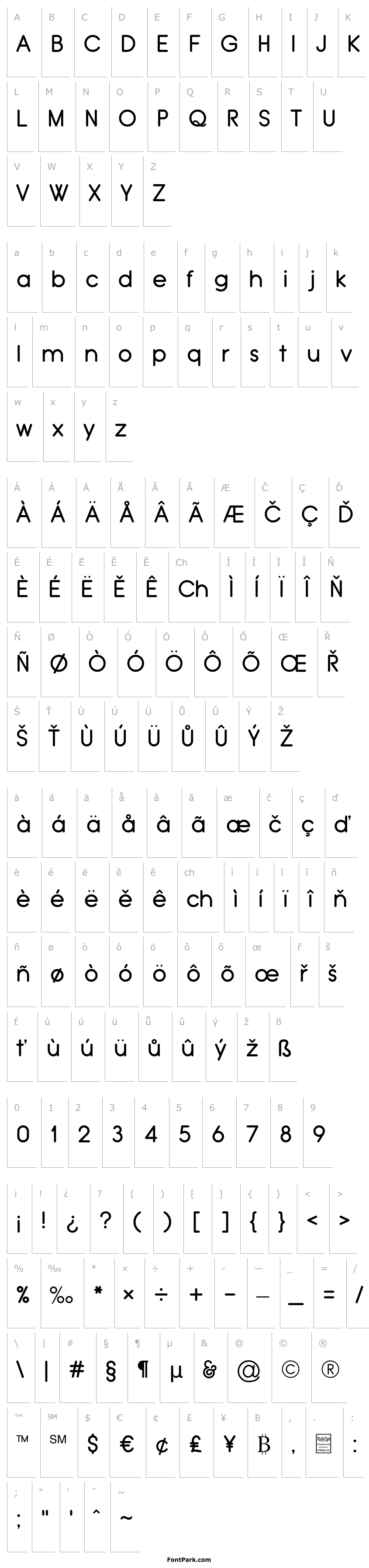 Overview Typo Grotesk Rounded