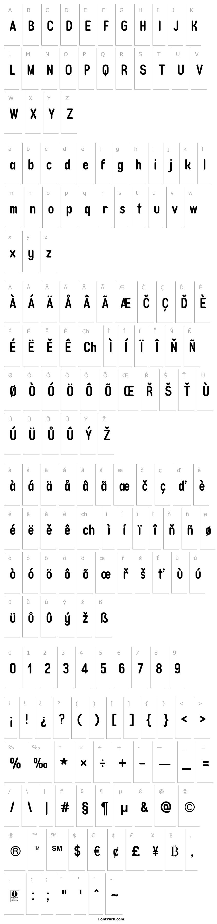 Overview Typo Quik Demo Bold