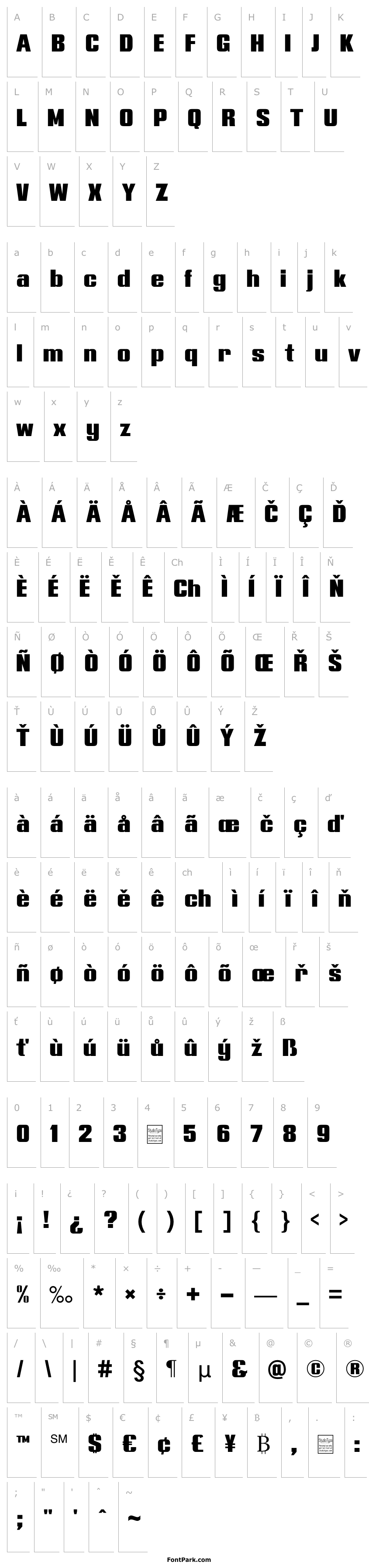 Overview Typoline Expanded