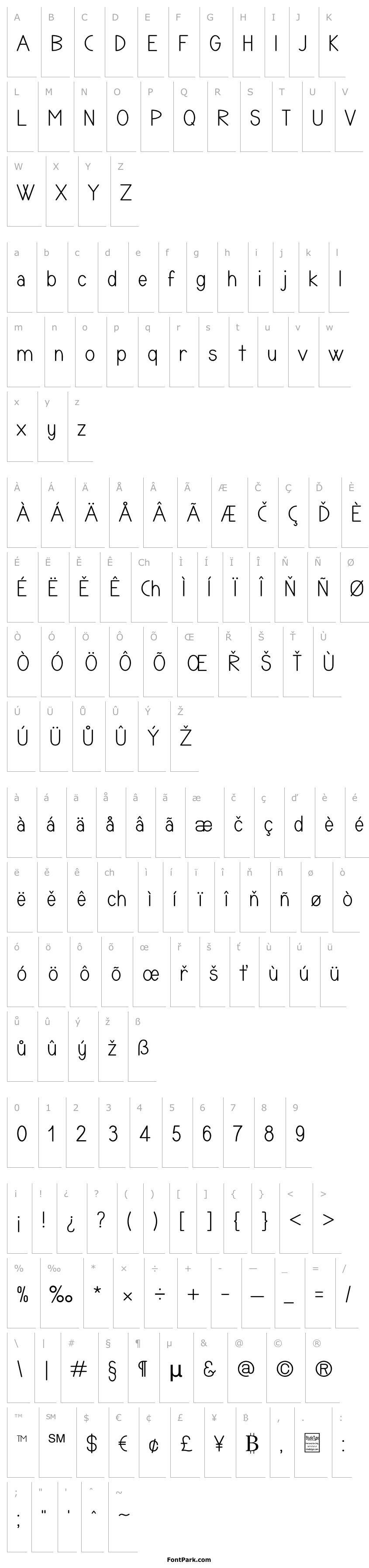 Typonome font fontpark