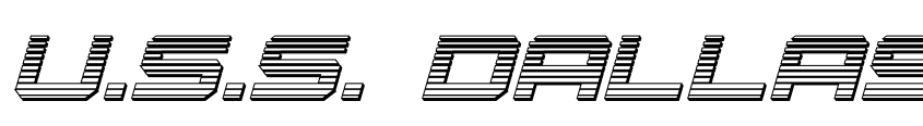 Preview U.S.S. Dallas Chrome Italic