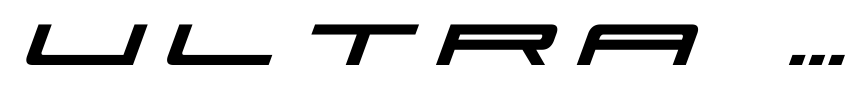 Preview Ultra 911 Title Italic