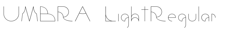 Preview UMBRA LightRegular
