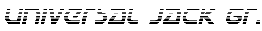 Preview Universal Jack Gradient Italic