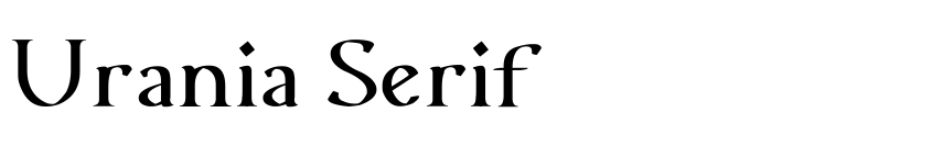 Preview Urania Serif