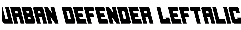Preview Urban Defender Leftalic