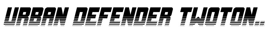 Preview Urban Defender TwoTone Italic