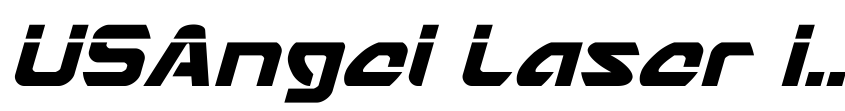 Preview USAngel Laser Italic