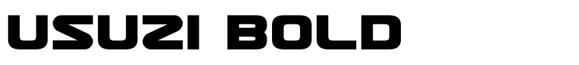 Preview Usuzi Bold