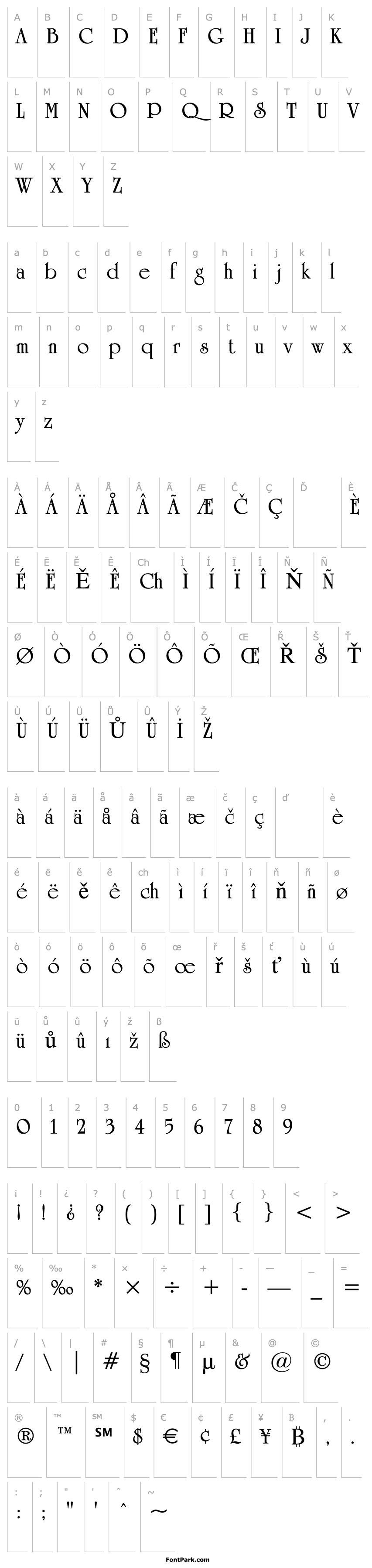 Overview University Roman Bold BT