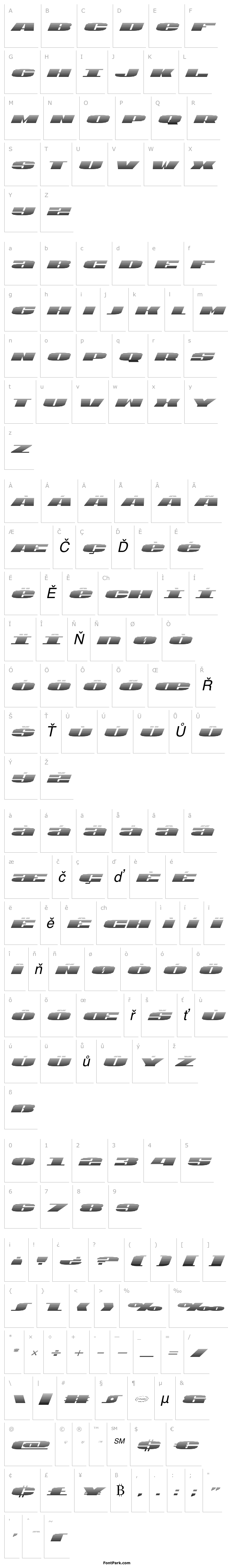 Overview U.S.A. Gradient Italic
