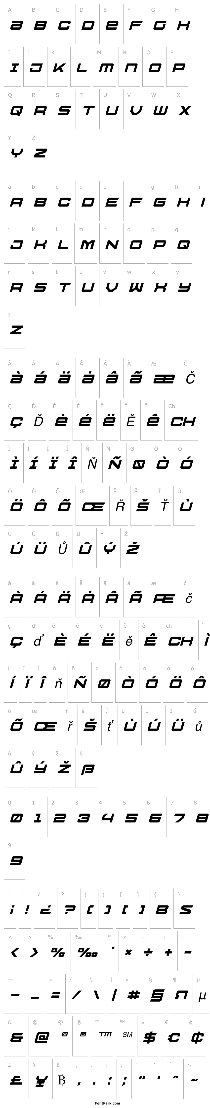 Přehled U.S.S. Dallas Italic