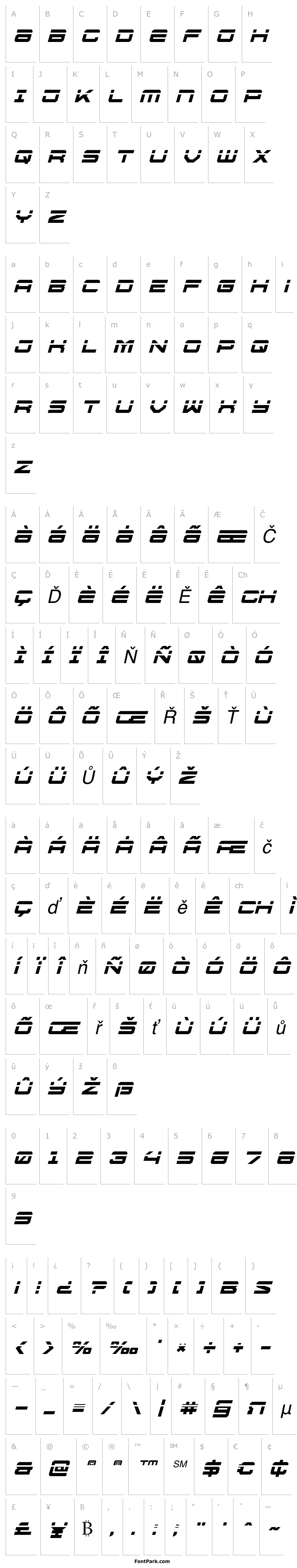 Overview U.S.S. Dallas Laser Italic