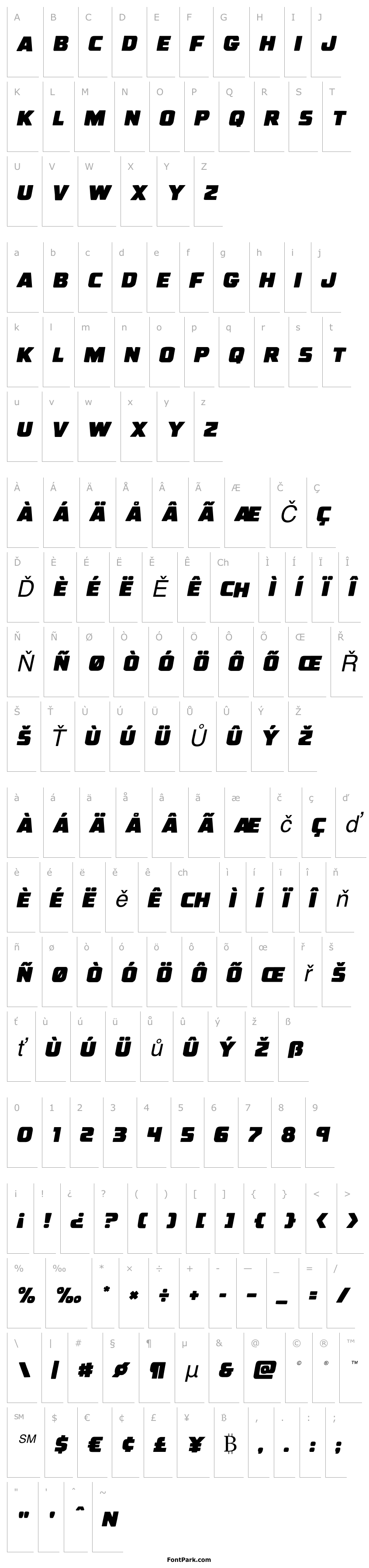 Přehled Uglier Things Staggered Italic