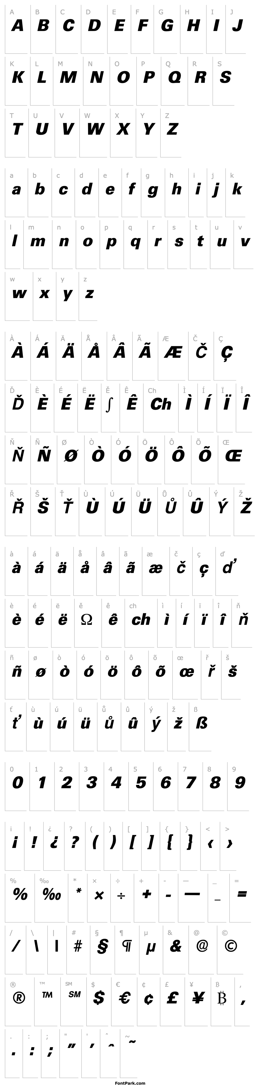 Overview Ultimate-Serial-ExtraBold-RegularItalic