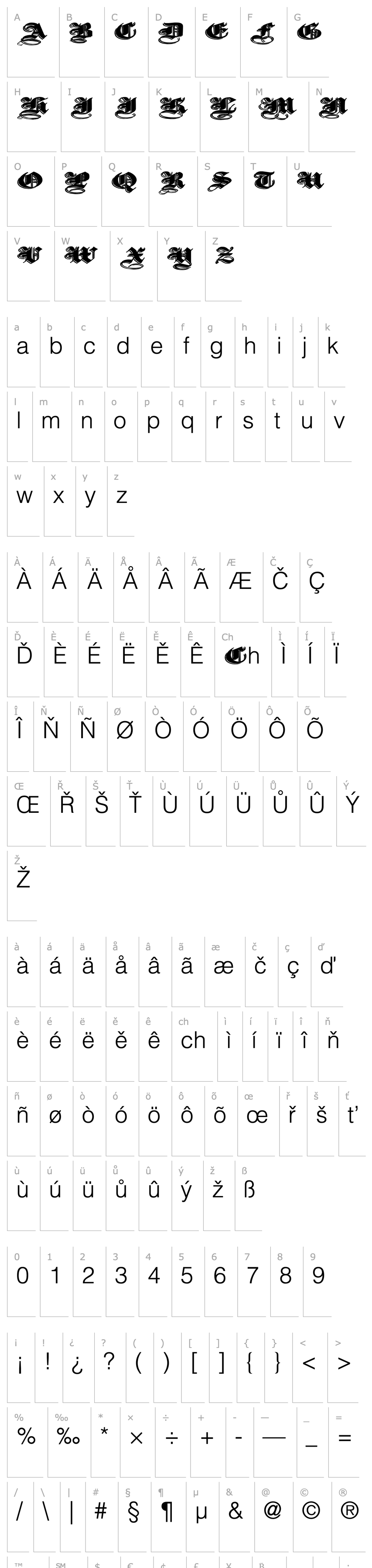 Overview UltraBlack Initials Expanded Ultra