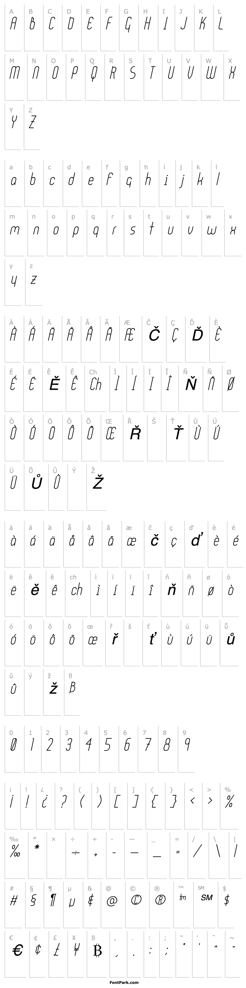 Přehled Ultura MediumItalic