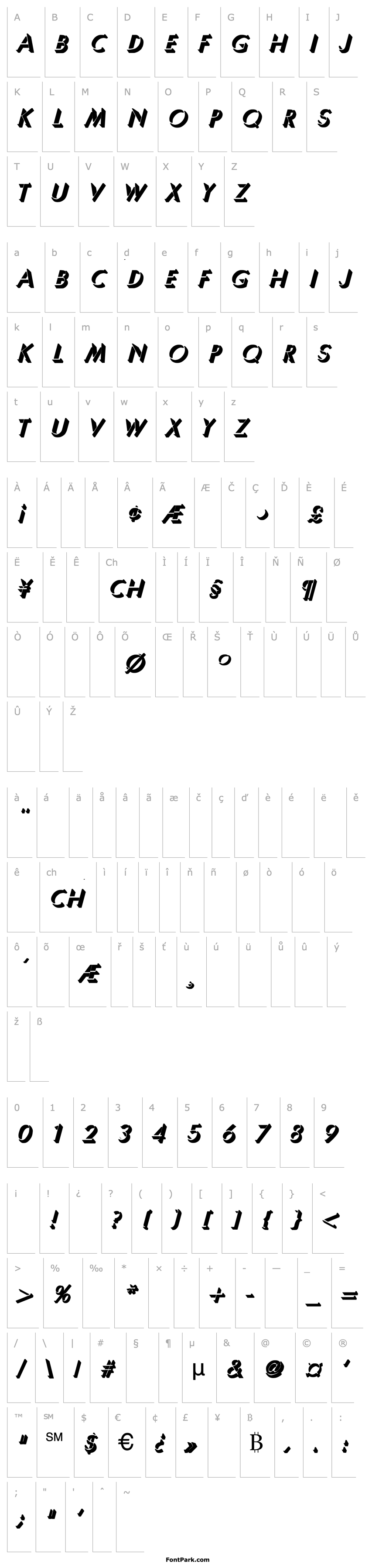 Overview Umbra-Thin Bold Italic