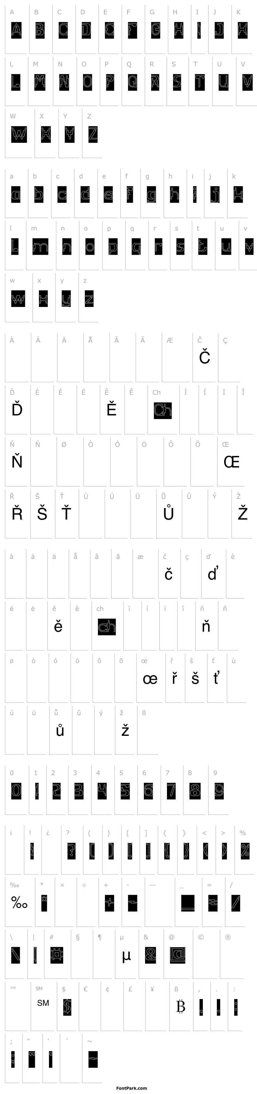 Přehled UNDER STAND-Hollow-Inverse