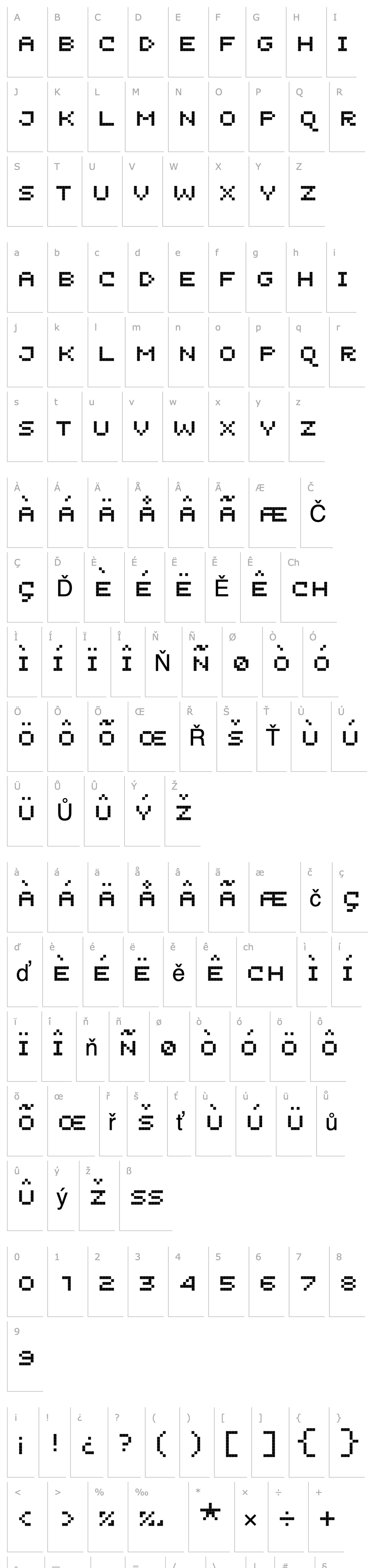 Přehled Unibody 8 SmallCaps