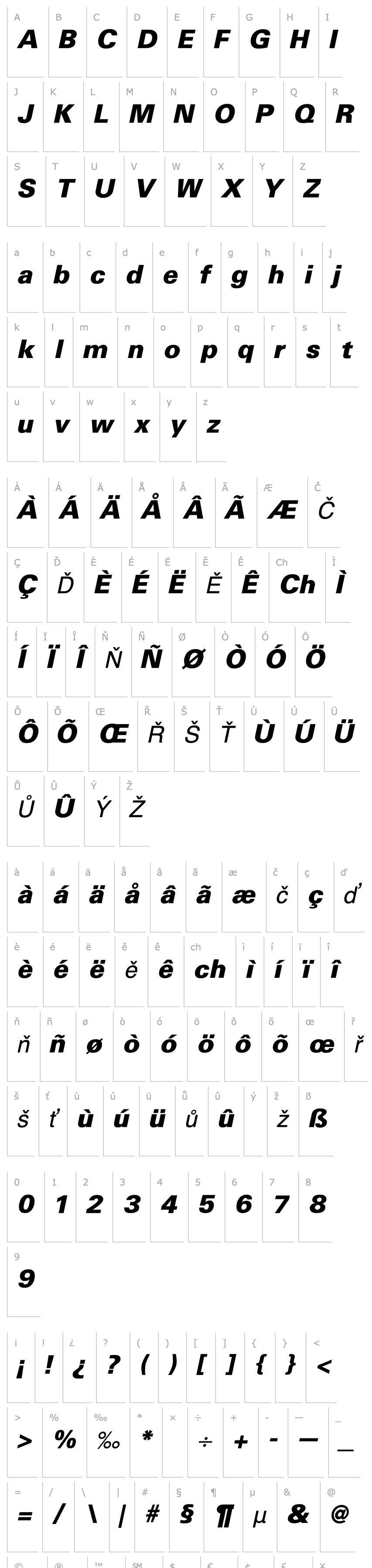 Overview Uniform Black Italic