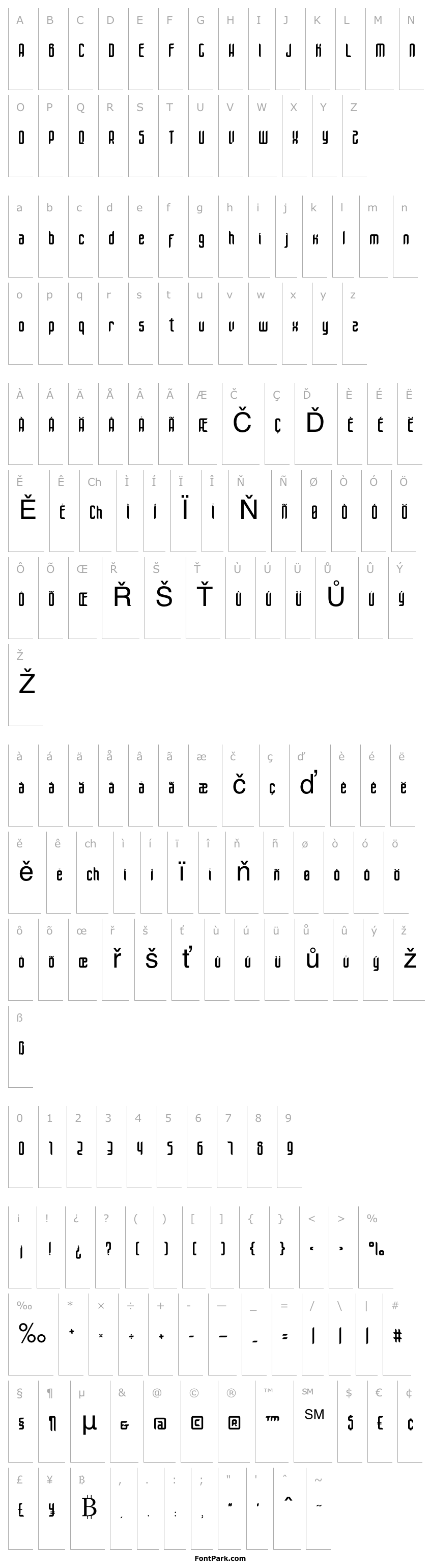 Overview Unik Type 2.0 Regular