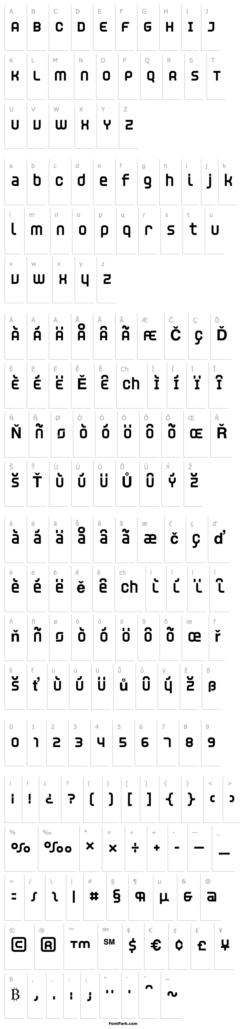 Přehled Unisect ExtraBold