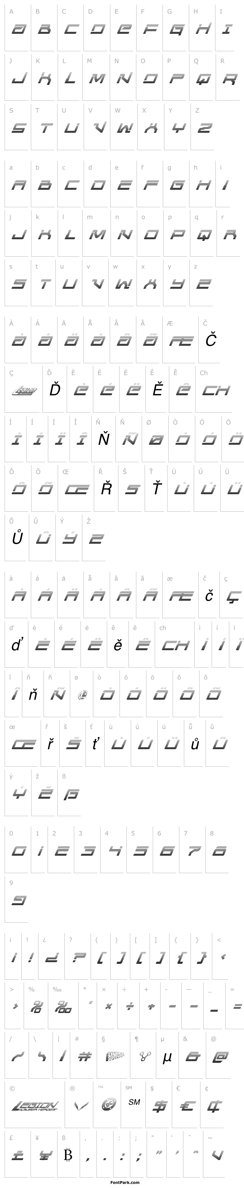 Přehled United Planets Gradient Italic