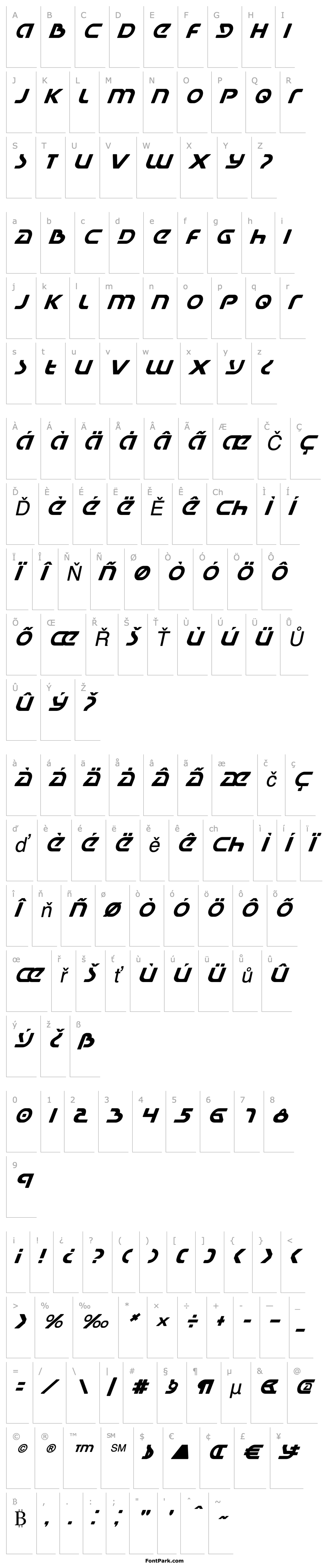 Přehled Universal Jack Italic