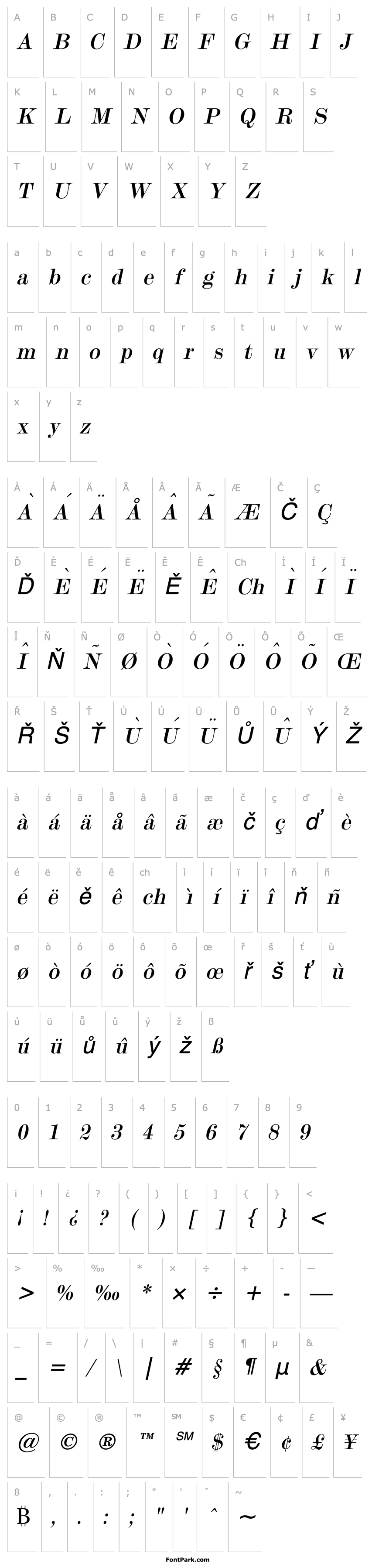 Přehled Update 20 Italic