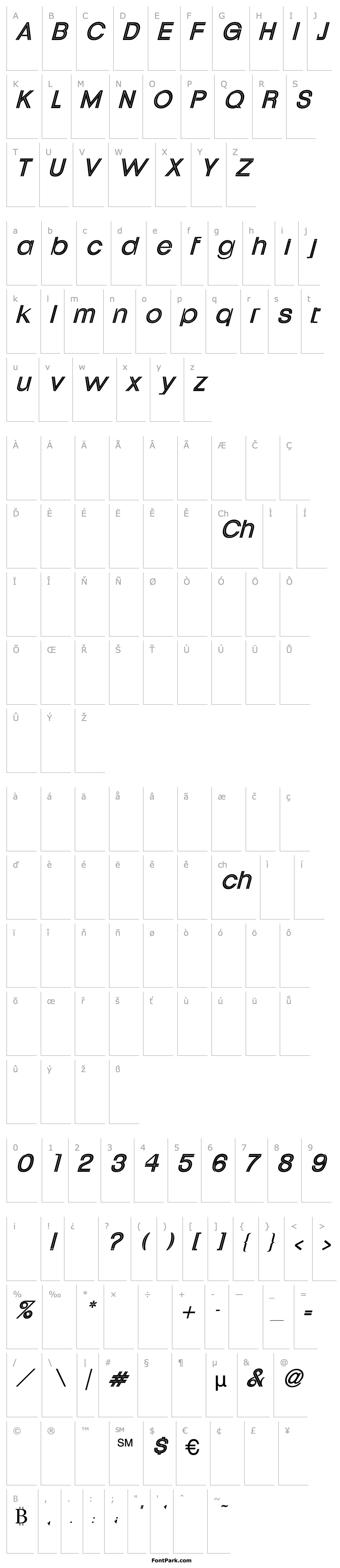 Overview Uptight Italic