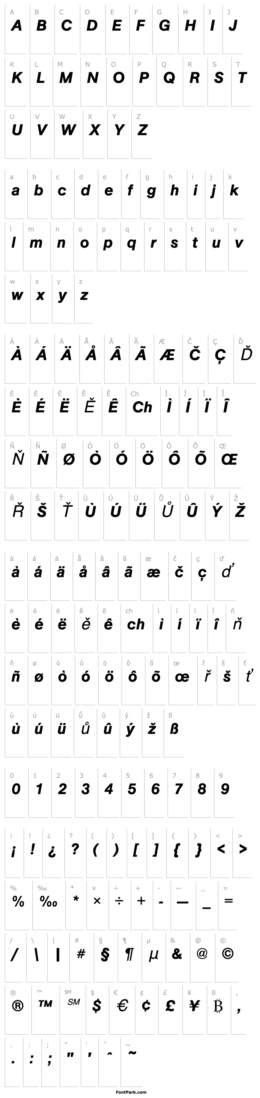 Přehled URWAccidaliaBucTMed Italic