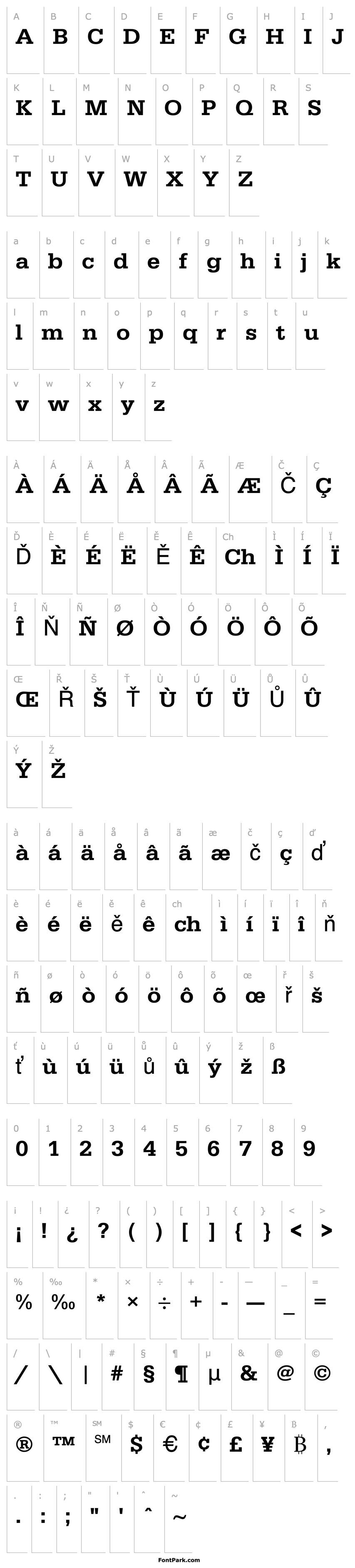 Přehled URWEgyptienneTMedWid