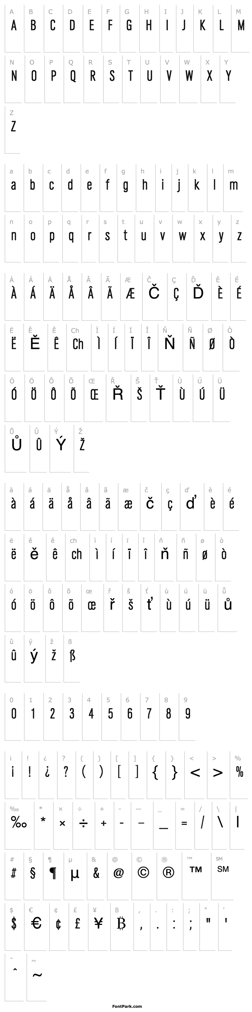 Overview URWGroteskTLigConIn1