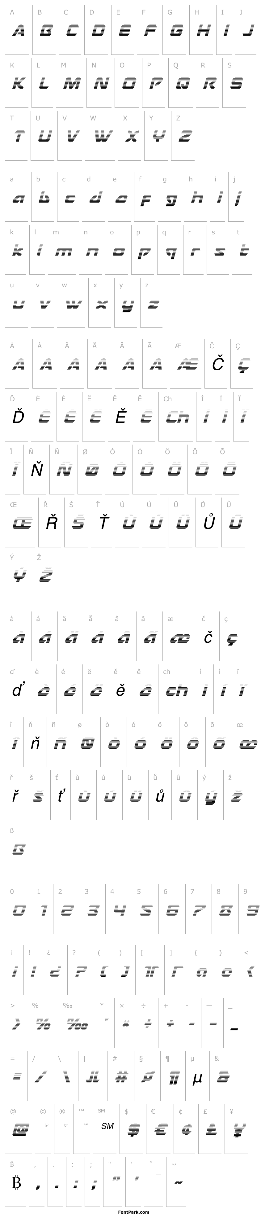 Overview USAngel Gradient Italic