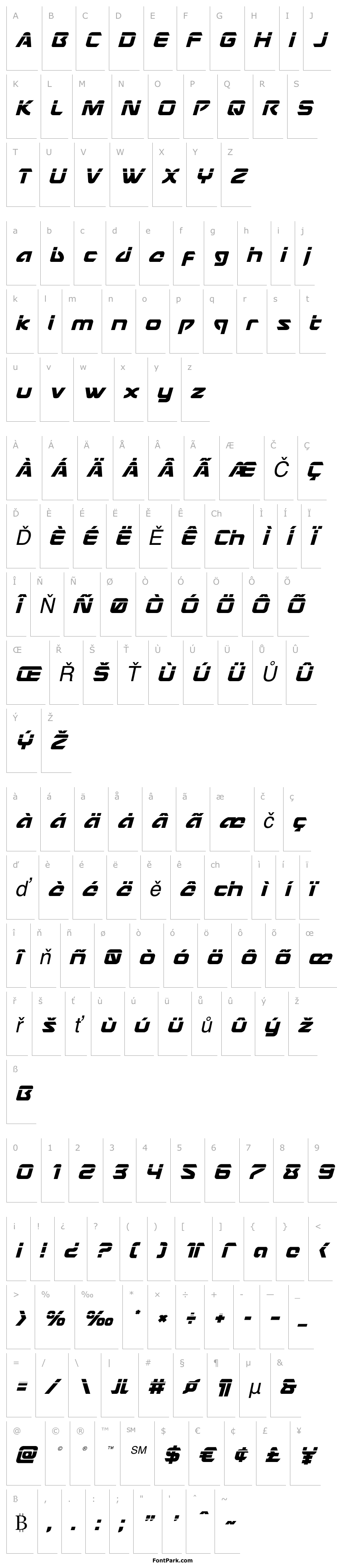 Overview USAngel Laser Italic
