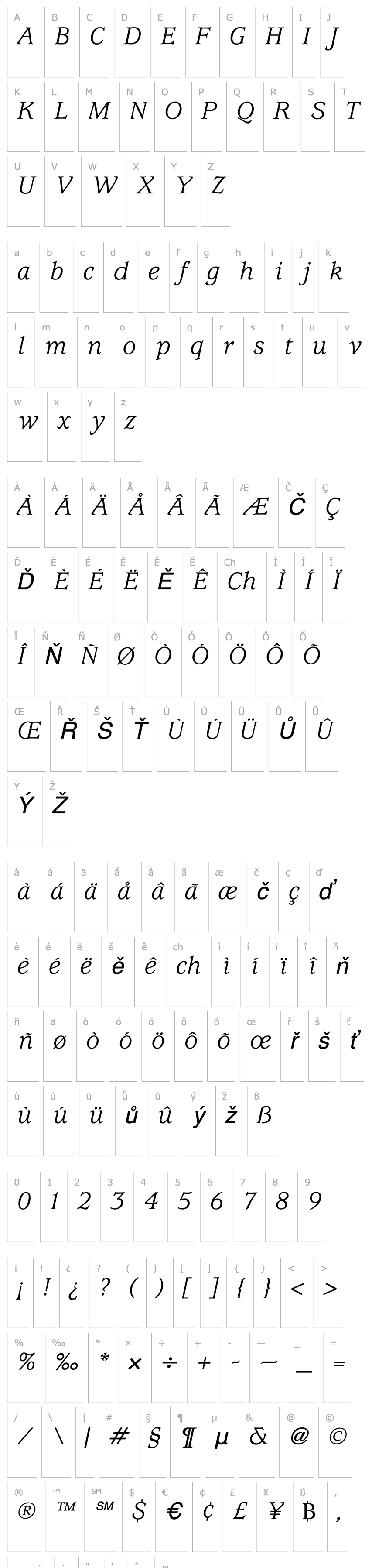 Overview UsherwoodBookItalic