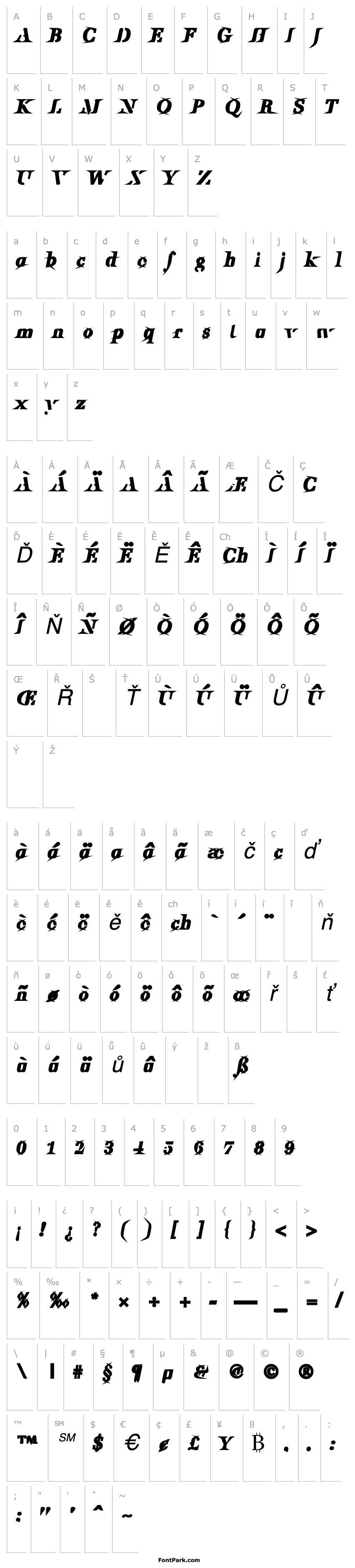 Přehled Utile CausticItalic