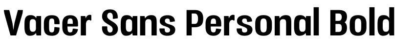 Preview Vacer Sans Personal Bold