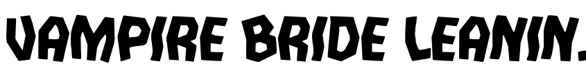 Preview Vampire Bride Leaning